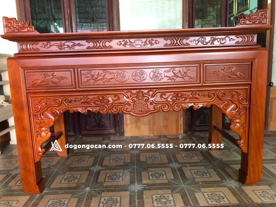 Án Gian Thờ Gỗ Mít Mẫu Như Ý 5 Án Gian Thờ Gỗ Mít Mẫu Như Ý