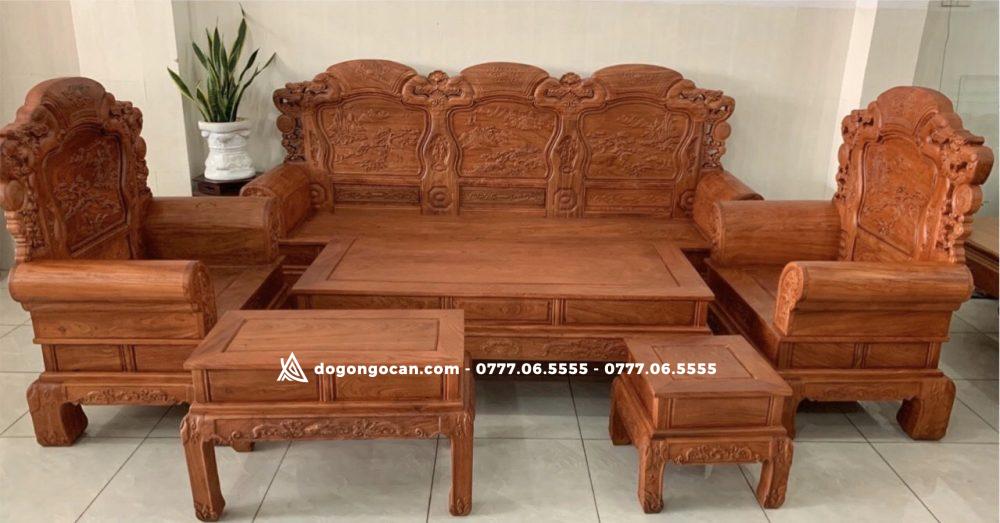 Bộ bàn ghế Khổng Tử gỗ hương đá gồm 6 món 1 Import placeholder for 2995