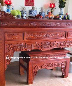 Án Gian Thờ Gỗ Mít Mẫu Như Ý 13 Án Gian Thờ Gỗ Mít Mẫu Như Ý