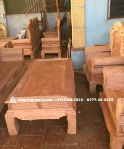 Bộ bàn ghế Khổng Tử gỗ hương đá gồm 6 món 14 Bộ bàn ghế Khổng Tử gỗ hương đá gồm 6 món