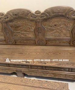 Bộ Bàn Ghế Khổng Tử Gỗ Mun Đuôi Công