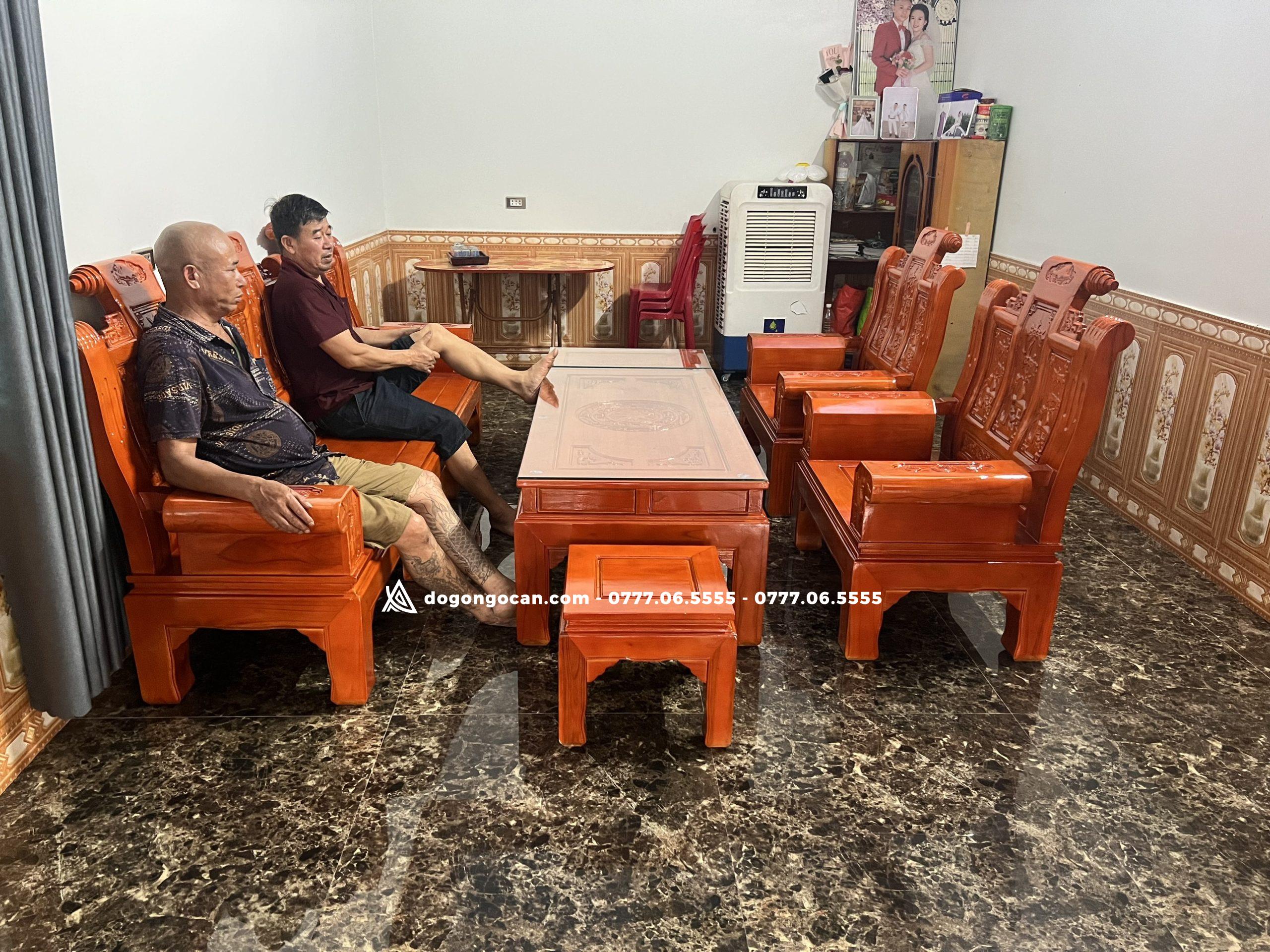 Bộ Bàn Ghế Âu Á Hộp Cuốn Thư Gỗ Xoan Ta Giá Rẻ tại Hà Nội 1 Import placeholder for 5739
