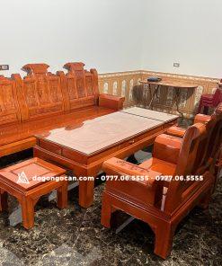 Bộ Bàn Ghế Âu Á Hộp Cuốn Thư Gỗ Xoan Ta Giá Rẻ tại Hà Nội
