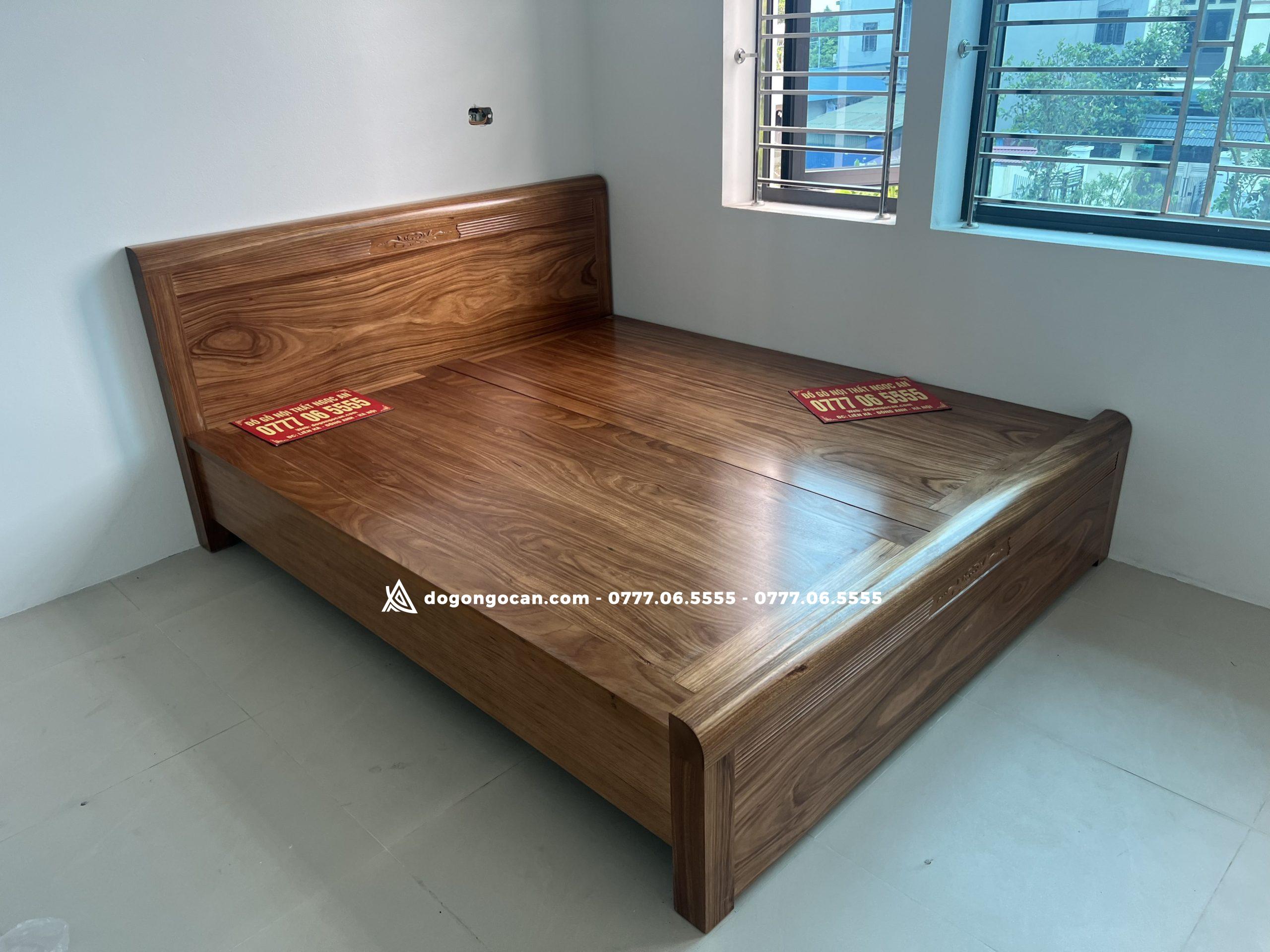 Giường ngủ gỗ hương xám 2m* 2m2 veneer cao cấp 1 Import placeholder for 6497