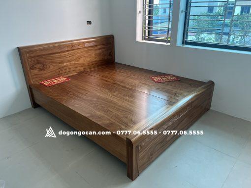 Giường ngủ gỗ hương xám 2m* 2m2 veneer cao cấp