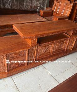 Kệ tivi vát góc gỗ hương đá nam phi 11 Kệ tivi vát góc gỗ hương đá nam phi