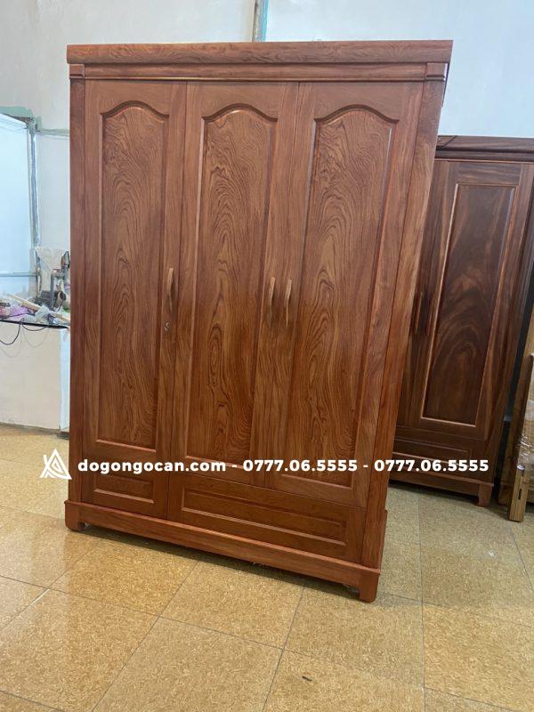 Tủ quần áo 3 buồng gỗ hương đá veneer cao cấp 1 Import placeholder for 6501