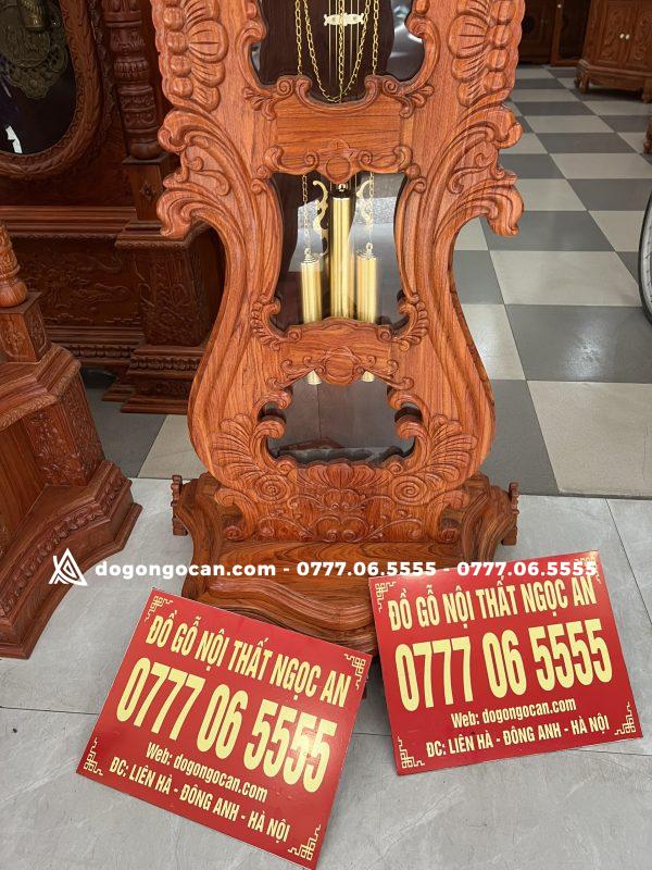 Đồng hồ mẫu cây đàn gỗ Hương đá cao 1m75 phụ kiện nhôm 5 Đồng hồ mẫu cây đàn gỗ Hương đá cao 1m75 phụ kiện nhôm