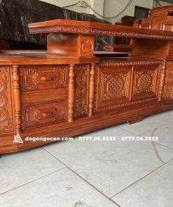 Kệ tivi vát góc gỗ hương đá nam phi 12 Kệ tivi vát góc gỗ hương đá nam phi