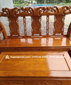 Bộ Bàn ghế phòng khách minh quốc đào gỗ xoan màu trần 5 Bộ Bàn ghế phòng khách minh quốc đào gỗ xoan màu trần