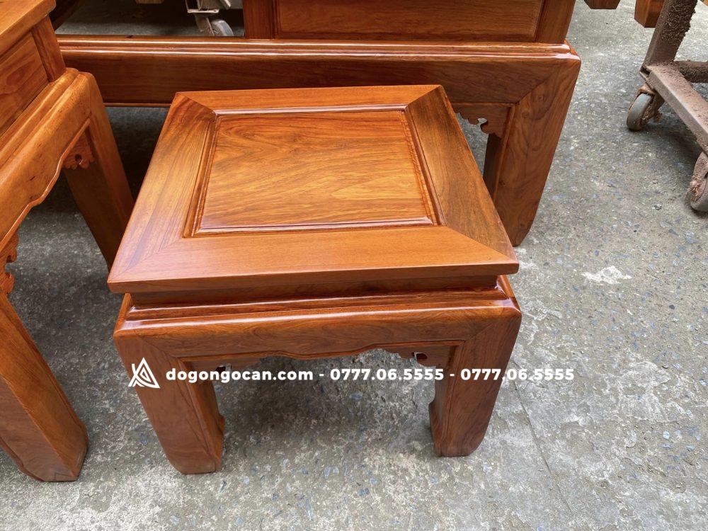 Bộ bàn ghế Âu Á chương voi gỗ hương đá nam phi 6 Bộ bàn ghế Âu Á chương voi gỗ hương đá nam phi