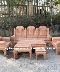 Bộ bàn ghế Âu Á chương voi gỗ hương đá nam phi 19 Bộ bàn ghế Âu Á chương voi gỗ hương đá nam phi