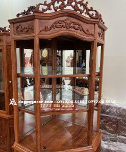 Mẫu tủ rượu góc 80cm gỗ hương đá nam phi dày dặn hàng đục tay 13 Mẫu tủ rượu góc 80cm gỗ hương đá nam phi dày dặn hàng đục tay
