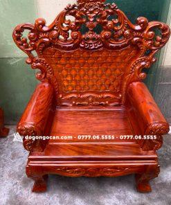 Bộ Bàn Ghế Hoàng Gia Gỗ Xà Cừ Đỏ 13 Bộ Ghế Hoàng Gia Gỗ Xà Cừ Đỏ
