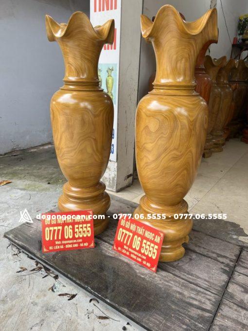 Lục Bình 1m50 gỗ cẩm vàng nam phi nguyên khối