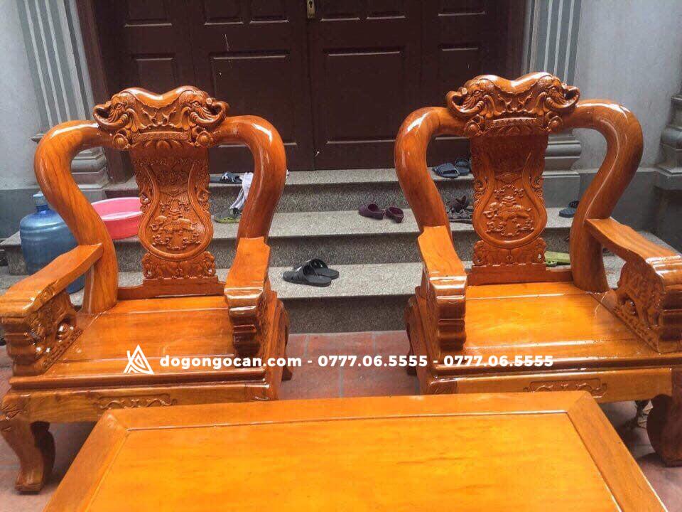 Bộ Ghế Quốc Voi Gỗ Lim Xanh 6 Bộ Ghế Quốc Voi Gỗ Lim Xanh