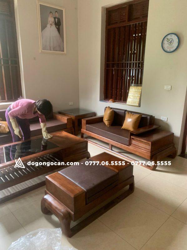 Bàn Ghế sofa mẫu zito đùi gà gỗ hương đá nam phi 4 Bàn Ghế sofa mẫu zito đùi gà gỗ hương đá nam phi