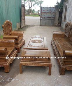 Bộ khổng tử gỗ mun đuôi công hàng vip khuôn 4 ván 2