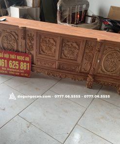 Kệ tivi louis hoa hồng đục tay gỗ hương đá 12 Kệ tivi louis hoa hồng đục tay gỗ hương đá