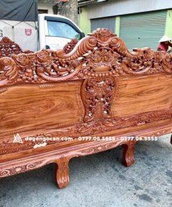 Bộ bàn ghế hoàng gia gỗ hương đá nam phi chân 12 8 Bộ bàn ghế hoàng gia gỗ hương đá nam phi chân 12