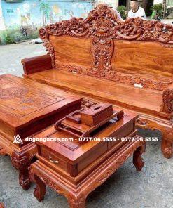 Bộ bàn ghế hoàng gia gỗ hương đá nam phi chân 12 9 Bộ bàn ghế hoàng gia gỗ hương đá nam phi chân 12