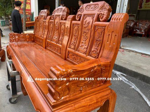 Bộ bàn ghế âu á chương voi tay đặc chân cong hàng phổ thông