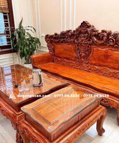 Bộ bàn ghế Hoàng Gia tân cổ điển tay liền khối chân 14 gỗ hương đá (Chú Minh, Vĩnh Phúc) 13 Bộ bàn ghế Hoàng Gia tân cổ điển tay liền khối chân 14 gỗ hương đá (Chú Minh, Vĩnh Phúc)