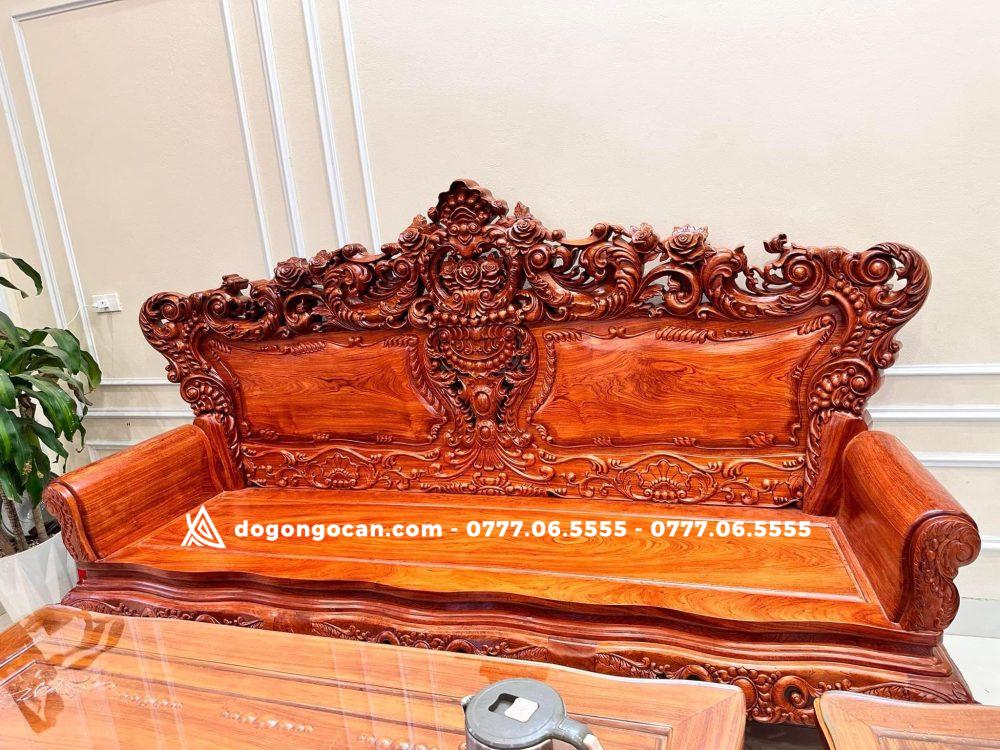 Bộ bàn ghế Hoàng Gia tân cổ điển tay liền khối chân 14 gỗ hương đá (Chú Minh, Vĩnh Phúc) 7 Bộ bàn ghế Hoàng Gia tân cổ điển tay liền khối chân 14 gỗ hương đá (Chú Minh, Vĩnh Phúc)