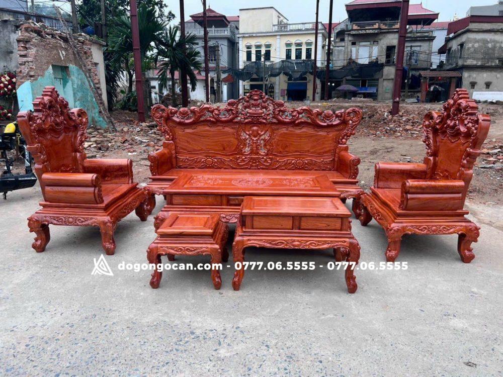 Bộ Bàn Ghế Louis Hoàng Gia Tân Cổ Điển Chân 14 Gỗ Hương Đá 6 Món Mẫu Đục Mới Nhất 2025 (Anh Nam, Thái Nguyên) 1 Import placeholder for 6042