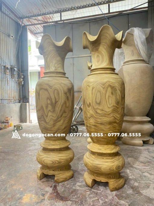 Lục bình 1m70 gỗ cẩm vàng vân chun siêu tuyển