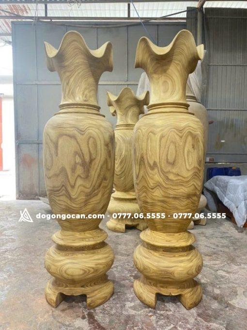 Lục bình 1m70 gỗ cẩm vàng vân chun siêu tuyển