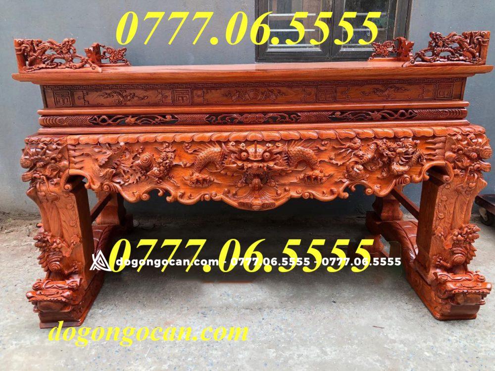 Sập thờ tứ linh gỗ hương đá chân 24 ( Anh Dũng - Hưng Yên) 6 Sập thờ tứ linh gỗ hương đá chân 24 ( Anh Dũng – Hưng Yên)