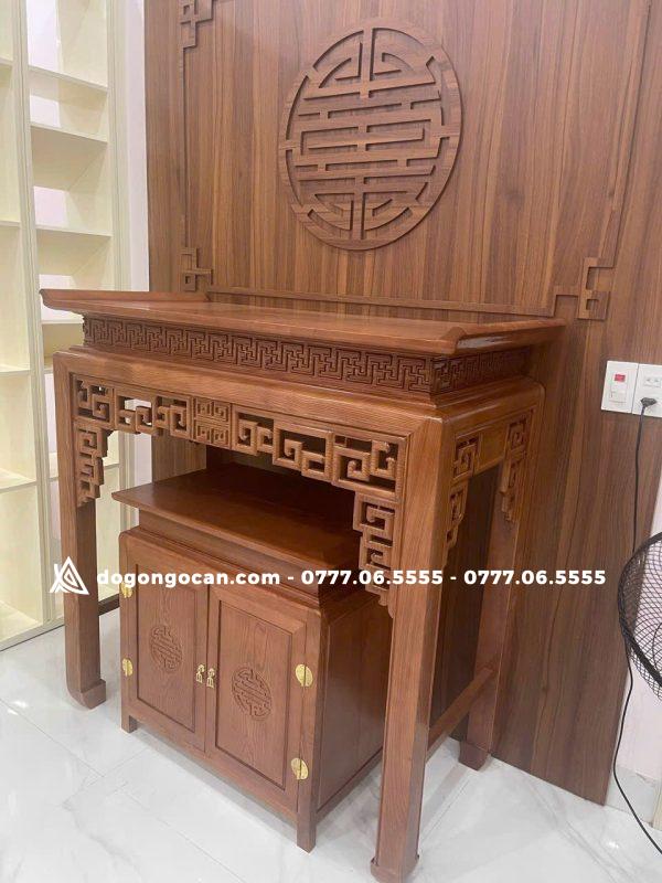 Bàn thờ chung cư hiện đại gỗ sồi 1m27 ( anh vinh – Long Biên ) 1 Import placeholder for 6283
