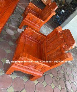 Bộ Bàn Ghế Phòng Khách Chương Voi Tay Đặc Chất Liệu Gỗ xoan ta