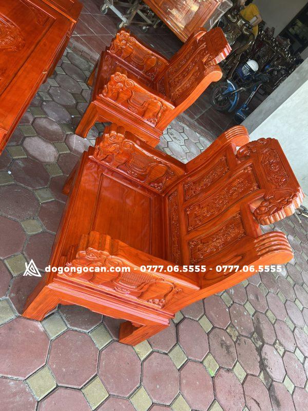 Bộ Bàn Ghế Phòng Khách Chương Voi Tay Đặc Chất Liệu Gỗ xoan ta 3 Bộ Bàn Ghế Phòng Khách Chương Voi Tay Đặc Chất Liệu Gỗ xoan ta