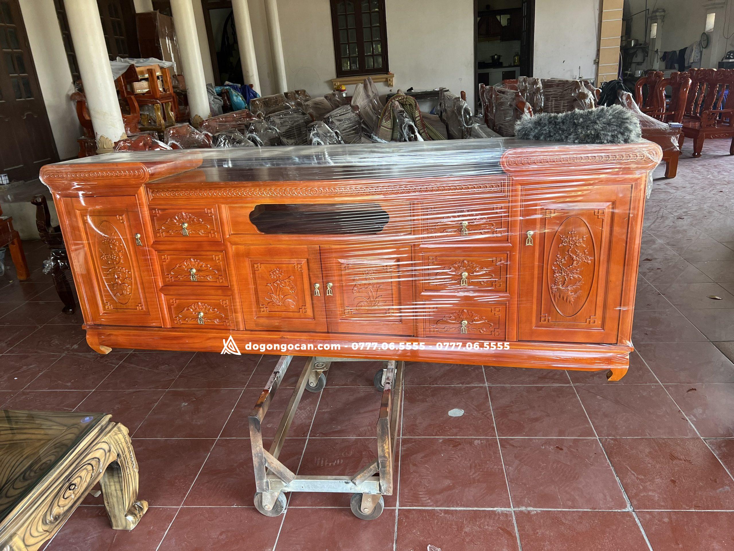 Kệ Tivi Gỗ Xoan Đào Mới Đẹp 1 Import placeholder for 5809