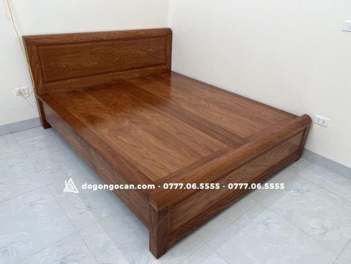 Giường Ngủ Gỗ Hương Đá 1m8 Phản Liền Hàng Dày ( Ván gỗ Venner )