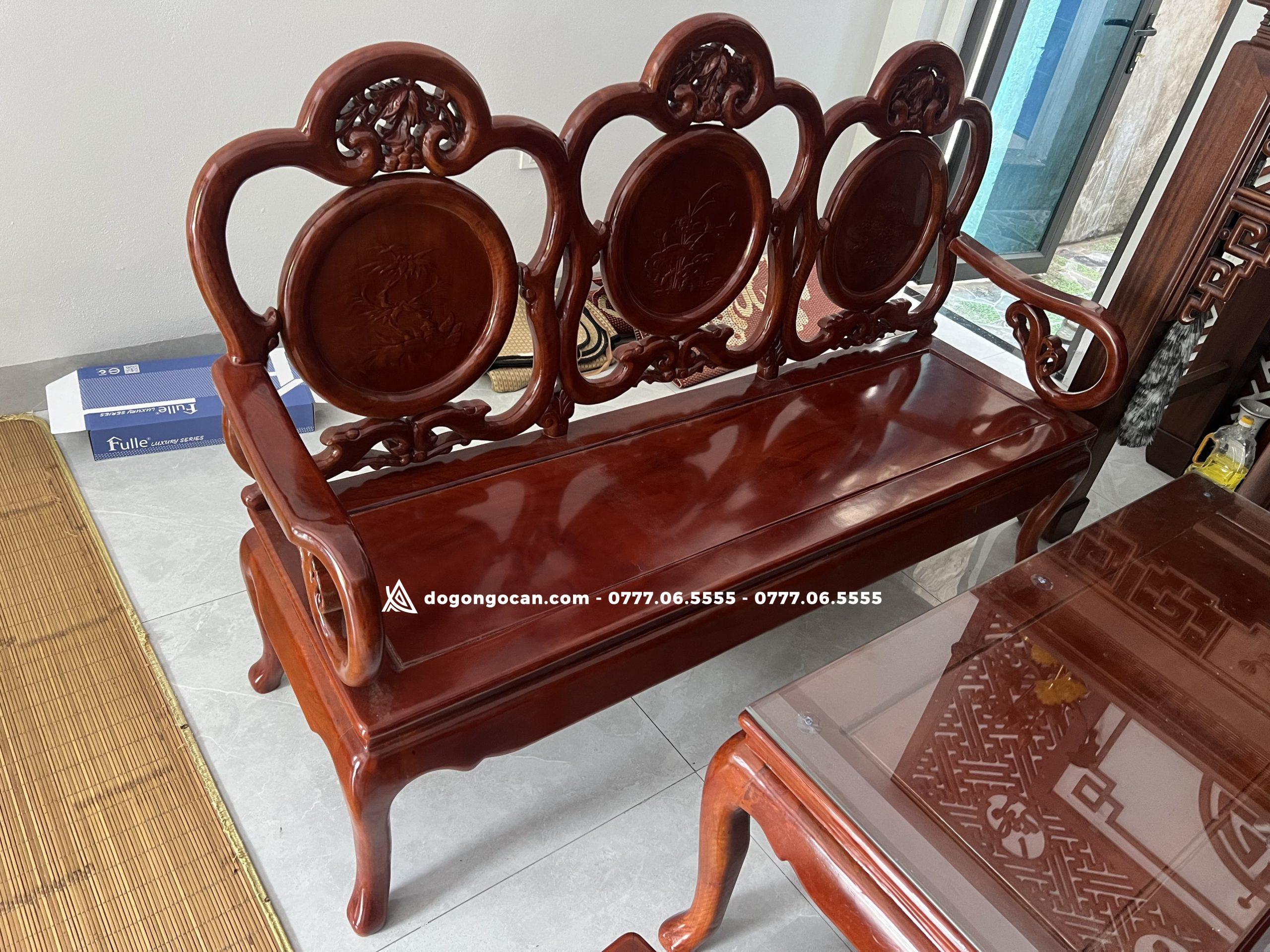 Bộ bàn Ghế Phòng Khách guột gỗ nhãn mẫu đào hàng đẹp 7 Bộ bàn Ghế Phòng Khách guột gỗ nhãn mẫu đào hàng đẹp