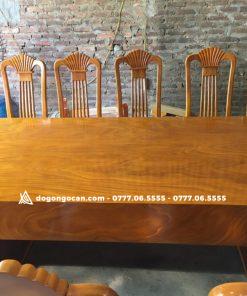 Bàn ghế phòng ăn đóng hộp k3 gỗ cẩm vàng loại ghế đơn 10 cái 9 Bàn ghế phòng ăn đóng hộp k3 gỗ cẩm vàng loại ghế đơn 10 cái