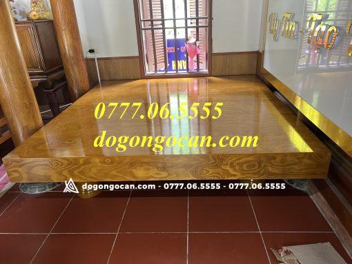 Chiếu Ngựa 2m2 * 2m gỗ cẩm vàng nam phi đóng hộp