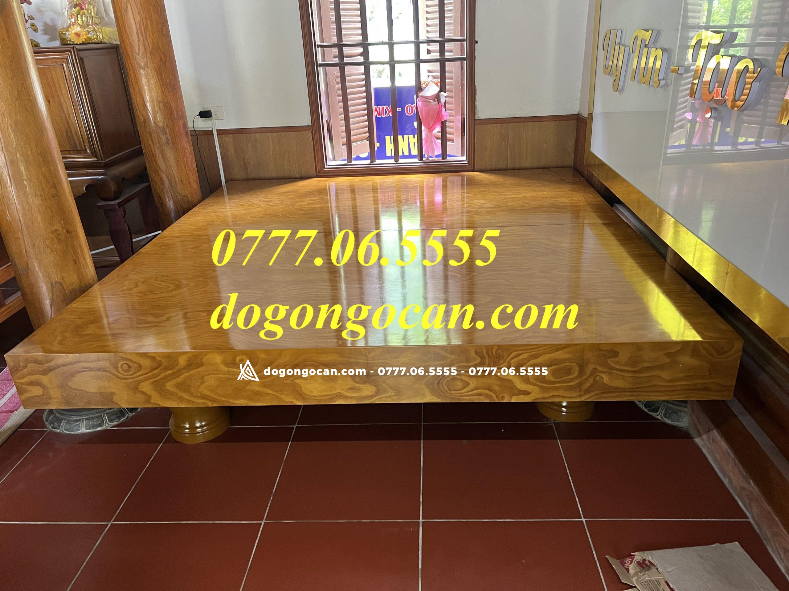 Sập Chiếu Ngựa 2m2 * 2m gỗ cẩm vàng nam phi đóng hộp 2 Chiếu Ngựa 2m2 * 2m gỗ cẩm vàng nam phi đóng hộp