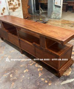 Kệ tivi sofa trơn logo quả táo gỗ hương đá dễ lau chùi 13 Kệ tivi sofa trơn logo quả táo gỗ hương đá dễ lau chùi