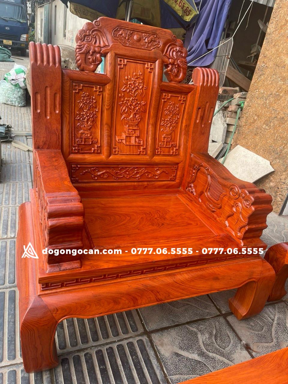 Bộ Âu Á Chương Voi Tay Đặc Gỗ Hương Đá Chân 12 Vén Cong 3 Bộ Âu Á Chương Voi Tay Đặc Gỗ Hương Đá Chân 12 Vén Cong