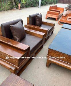 Bộ bàn ghế phòng khách sofa đùi gà mẫu đối gỗ sồi nga 13 Bộ bàn ghế phòng khách sofa đùi gà mẫu đối gỗ sồi nga
