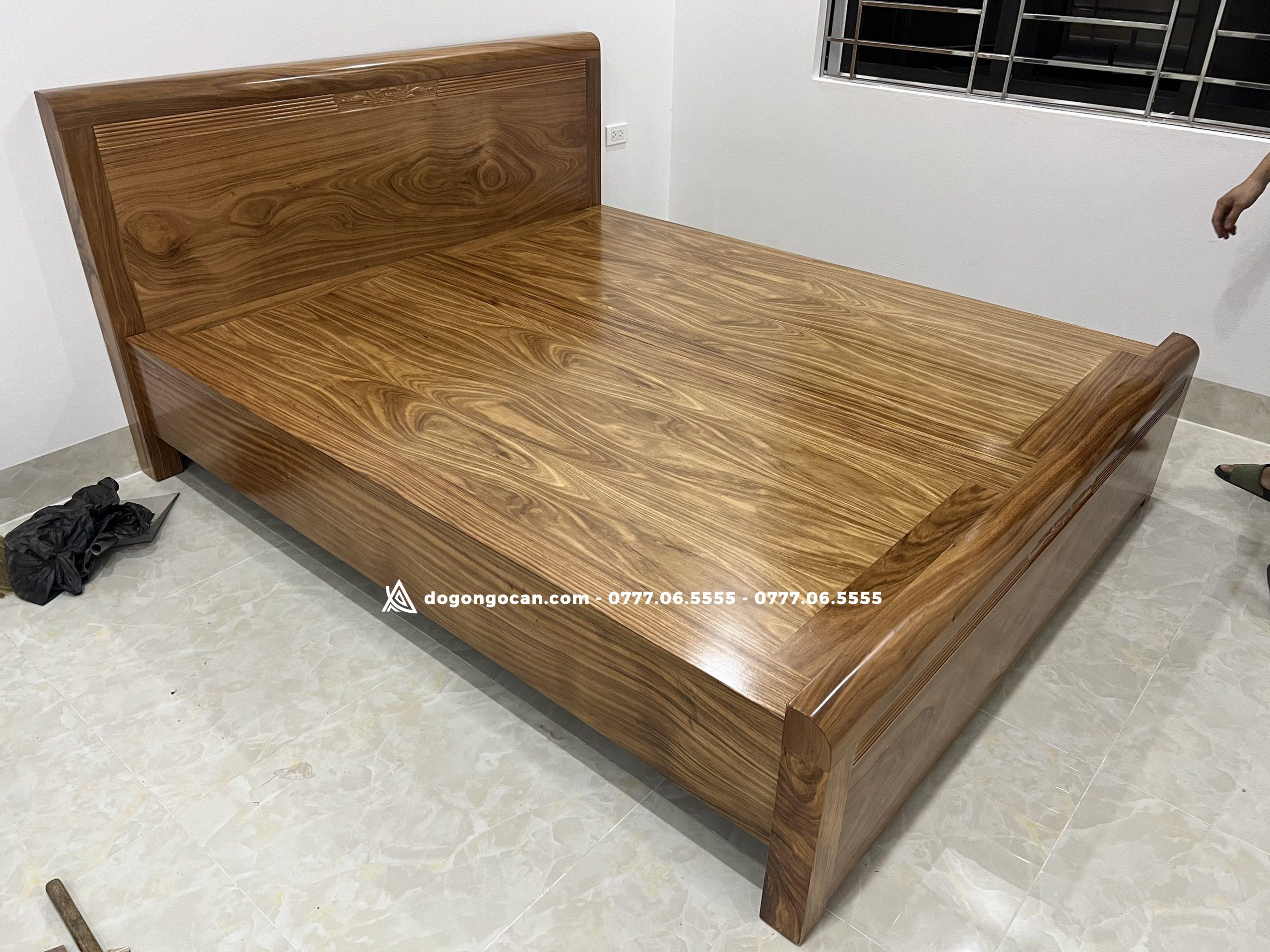 Giường Ngủ Gỗ Hương Xám Nam Phi 1m8 * 2m 1 Import placeholder for 6341