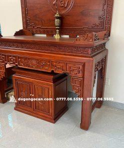 Bàn Thờ Cặp Gỗ Hương Đá 1m75 Có Tủ Dưới 9 Bàn Thờ Cặp Gỗ Hương Đá 1m75 Có Tủ Dưới