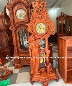 Đồng hồ cây cô tiên gỗ hương đá nam phi cao 2m2 6 Đồng hồ cây cô tiên gỗ hương đá nam phi cao 2m2