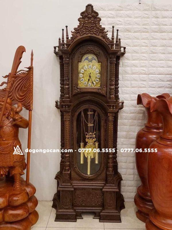 Đồng Hồ Tứ Trụ Gỗ Mun Đuôi Công Nam Phi 2 Đồng Hồ Tứ Trụ Gỗ Mun Đuôi Công Nam Phi