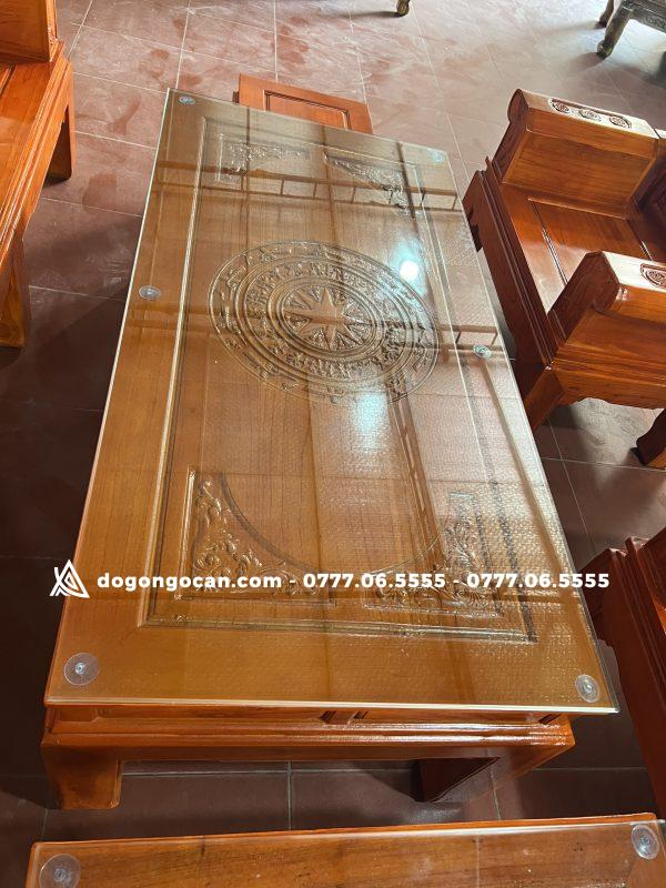 Bộ bàn ghế phòng khách gỗ xoan ta âu á hộp chương cuốn thư 6 Bộ bàn ghế phòng khách gỗ xoan ta âu á hộp chương cuốn thư