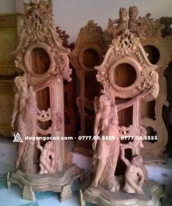 Đồng Hồ Cây Cô Tiên gỗ hương đá 11 Đồng Hồ Cây Cô Tiên gỗ hương đá